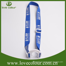 Alta qualidade barata custom ajustável garrafa de água neck lanyard